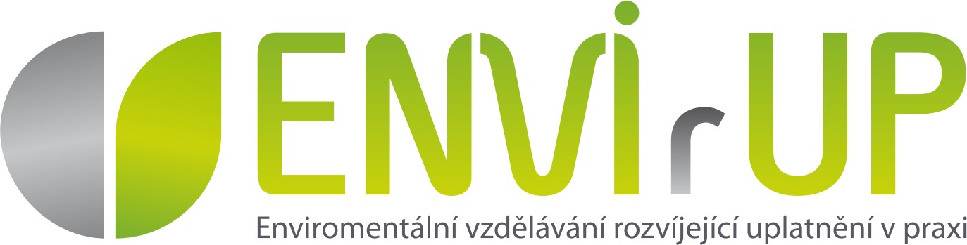 Barevn logo Envirup s pechodem